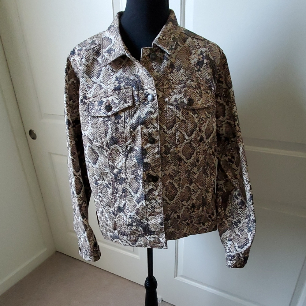 Snake Print Jacket - image 1